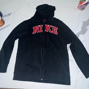 VINTAGE!! Kids/Boys Large Nike Black/Red Jacket. Not a Mens!